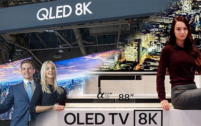 [2019 CES TV大戰] 삼성 ‘QLED 8K’ vs LG ‘OLED 8K’